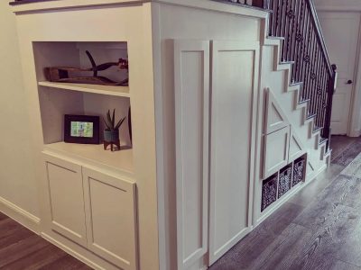 Under Stair Cabinet Installation